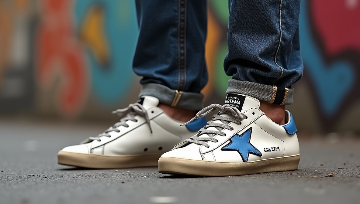 Golden Sneakers Banner